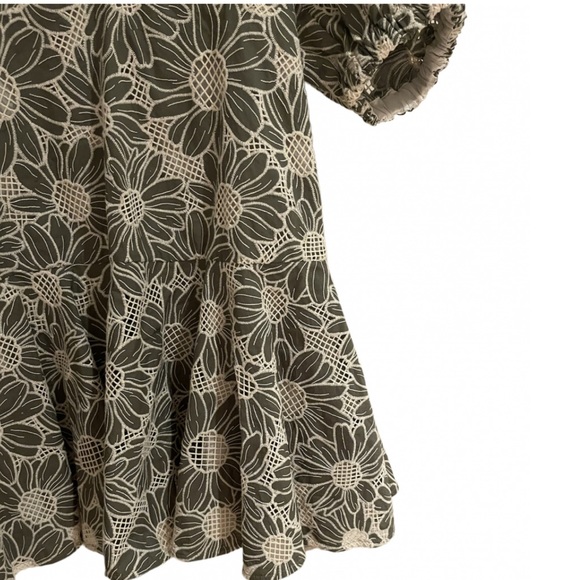 ❌SOLD OUT❌💚🍦NEW WITH TAGS🍦💚Maje dress in embroidered fabric size 36 US 2/4 - Picture 8 of 9